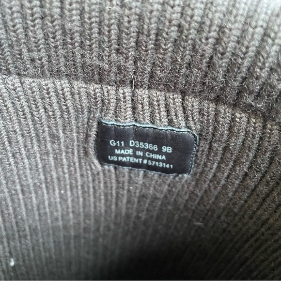 Cole Haan Black and Gray Lace Up Boots - Picture 9 of 9